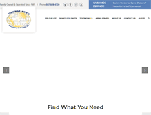 Tablet Screenshot of globalautorecyclers.com